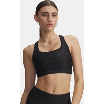 Dámské spodní prádlo Dámská podprsenka Under Armour Crossback Mid Print-B 1361042-013 Černá MD