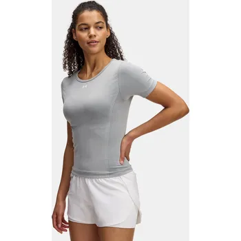 Dámské tričko Dámské tričko Under Armour Vanish Seamless Washed SS 1388112-001 Šedá MD