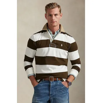 Dámská mikina Bavlněná mikina Polo Ralph Lauren, XXL, hnědá, 88X