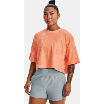 Dámské oblečení Dámská mikina Under Armour Journey Terry SS 1376914-868 Oranžová MD