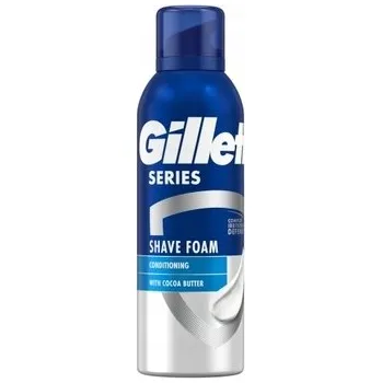GILLETTE SERIES vyživující pěna na holení s kakaovým máslem, 200 Ml