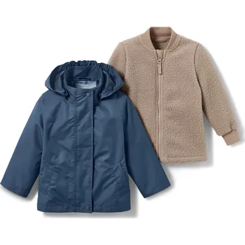 678474 - Tchibo - Dětská outdoorová bunda 3 v 1 - vel. 110/116 - barva: modrá