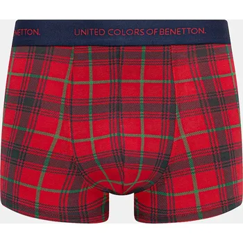 Pánské spodní prádlo Boxerky United Colors of Benetton 3TRL2X01A červená 33X, vel. M