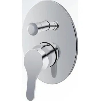 CONCEPT E50 vanová podomítková baterie, s přepínačem, s tělesem, chrom