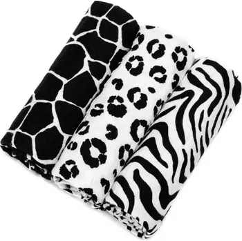 látková plena Bambusové pleny Animal skin T-Tomi 3kusy 70x70 cm