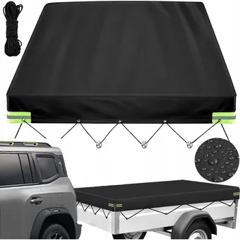 Krycí plachta OCHRANNÝ KRYT NA PŘÍVĚS VODĚODOLNÝ PLACHTA PLOCHÁ 210*115*10CM