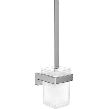 CONCEPT 300 WC štětka, nástěnná, sklo, chrom