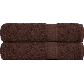 Ručník Hnědé ručníky na ruce 50 x 100 cm, 100% bavlna, 2 ks