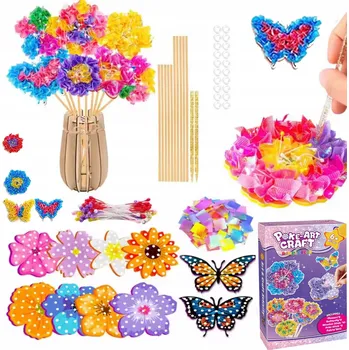 kreativní sada Kreativní sada pro výrobu květin - kytice, 800 dílků