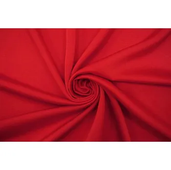 Mirtex Látka SATEEN 150/322 Červená Rosso hladký šíře 285cm Zbytková metráž