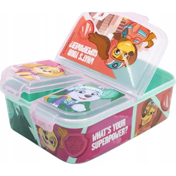 Svačinový box Svačinový Svačinový Box Tlapková patrola s přihrádkou