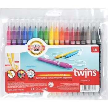 FIXY TWINS POPISOVAČE 18 BAREV 7710/23AH KOH-I-NOOR
