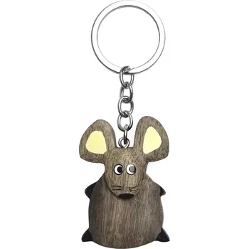 2Kids Toys Dřevěná klíčenka velká Myš