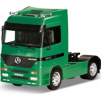 autíčko Welly Tahač Mercedes-Benz Actros 33280 - zelený 1:32