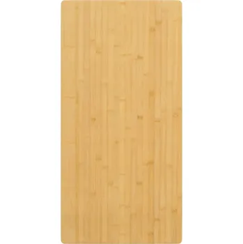 Jídelní stůl Bambusová stolová deska, lakovaná, zaoblené hrany, 40x80x1,5 cm