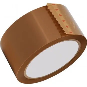 Lepicí páska LEPICÍ PÁSKA BALICÍ 48 MOCNÁ 48mm HNĚDÁ AKRYLOVÁ 50 m PRO BALENÍ 1 ks