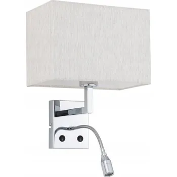 Nástěnné svítidlo Nástěnné svítidlo Nowodvorski béžové, stříbrné E27 10 W