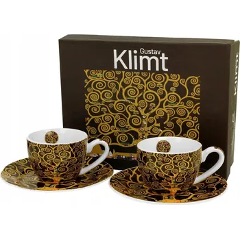 Stolování Porcelánový Šálek Duo Tree of Life 90 ml 2 ks