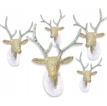 Vánoční dekorace Zdobená Vánoční Koule sob 15 cm 5 ks