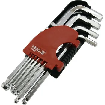 Sada imbusových klíčů s kuličkou 10 ks 2-12 mm YT0509 YATO