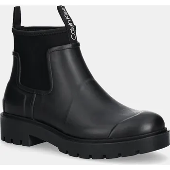 Pánská móda Boty s gumou Calvin Klein COMBAT RAIN BOOT YM0YM01376 černá 99X, EUR 44