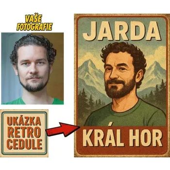 Plechová cedule Retro cedule - Turistika - Plast / A5 ( 20x15cm)