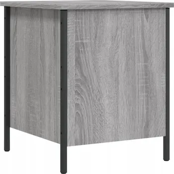 Lavice s úložným prostorem šedá dub sonoma 40 x 42,5 x 50 cm