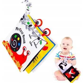 Senzorická Knížka pro miminka My First Book Montessori 0+