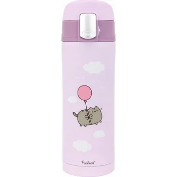 Termohrnek Termohrnek MPM 0,35 l, pastelově fialový, Pusheen Thermos