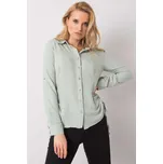 RUE PARIS Dámská košile zelená Velikost: XL