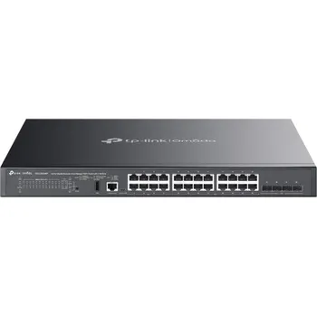 Switch Omada 24-Port Gigabit Stackable Lite L3 Managed PoE++ Switch with 4 10G Slots