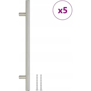 Nábytková úchytka nerezová ocel 256x32mm stříbrná