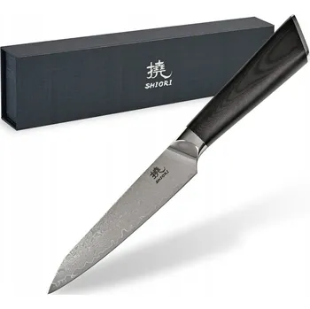 Kuchyňský nůž Shiori Hiashi Muro - univerzální nůž z damaškové oceli