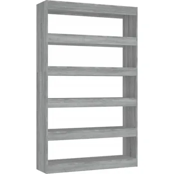 Knihovna Knihovna šedá dub sonoma 100 x 30 x 166 cm