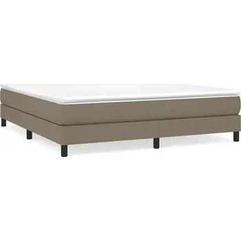 Postel Rám postele taupe 203 x 180 x 25 cm, pro matraci 180 x 200 cm