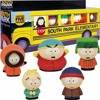 Figurka SADA FIGUREK SOUTH PARK 5 KS - NOVÝ AUTOBUS BUS FIGURKA FIGURKY