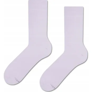 Dámské ponožky Lila hladké dámské ponožky ZOOKSY velikost 36-40, dlouhé pastelové bavlna