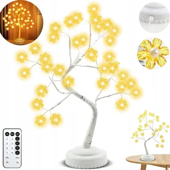 Vánoční osvětlení SVÍTÍCÍ STROM DO INTERIÉRU I EXTERIÉRU, 42 CM, 35 LED, NAPÁJENÍ USB