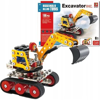 autíčko BAGR NA ŠROUBOVÁNÍ 186 DÍLŮ