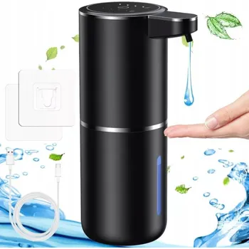 Dávkovač mýdla Bezkontaktní dávkovač mýdla 380 ml USB nabíjení do koupelny kuchyně