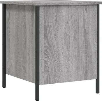 Lavice s úložným prostorem šedá dub sonoma 40 x 42,5 x 50 cm