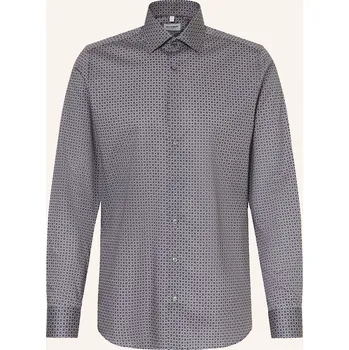 Pánská košile Olymp Pánská Košile Level Five Body Fit, černošedá / béžová /...