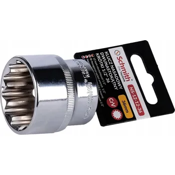 Klíč Nástrčný klíč 1/2" dvanáctihran krátký 36 Schmith