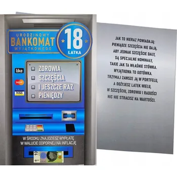 Narozeninové přání + obálka na bankovku jako DÁREK k 18. narozeninám pro kluka / muže