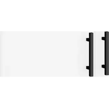 Noční stolek Závěsná noční stolek z dřevěného materiálu, bílá, 69,5 x 34 x 90 cm