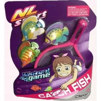 Hračka pro nejmenší RYBKY DO VANY S PODBĚRÁKEM