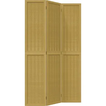 Paraván Paraván bambusový 105-110x200 cm, hnědý