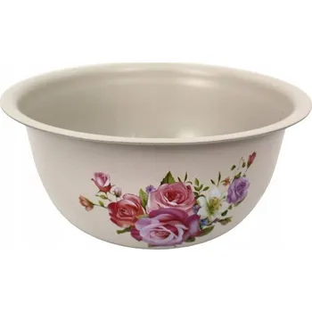 Obraz Ocelová mísa 24x9 cm RŮŽE