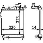 LKQ Chladič vody 76.44.502