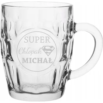 Sklenice GRAVÍROVANÝ PIVNÍ SKLENICE S GRAVÍROVÁNÍM DÁREK MUŽE NEBO TÁTU K 18.–99. NAROZENINÁM